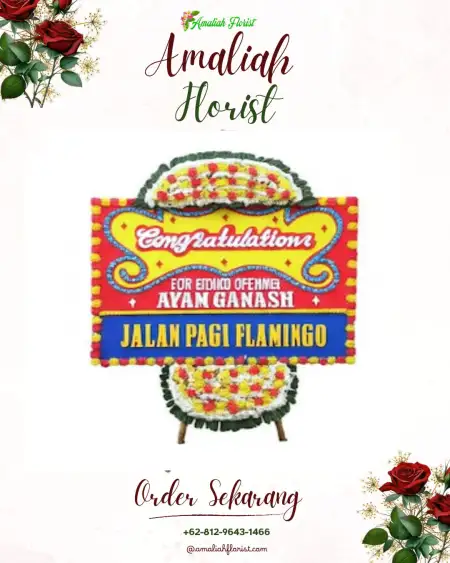 Sewa Papan Bunga Cananggela